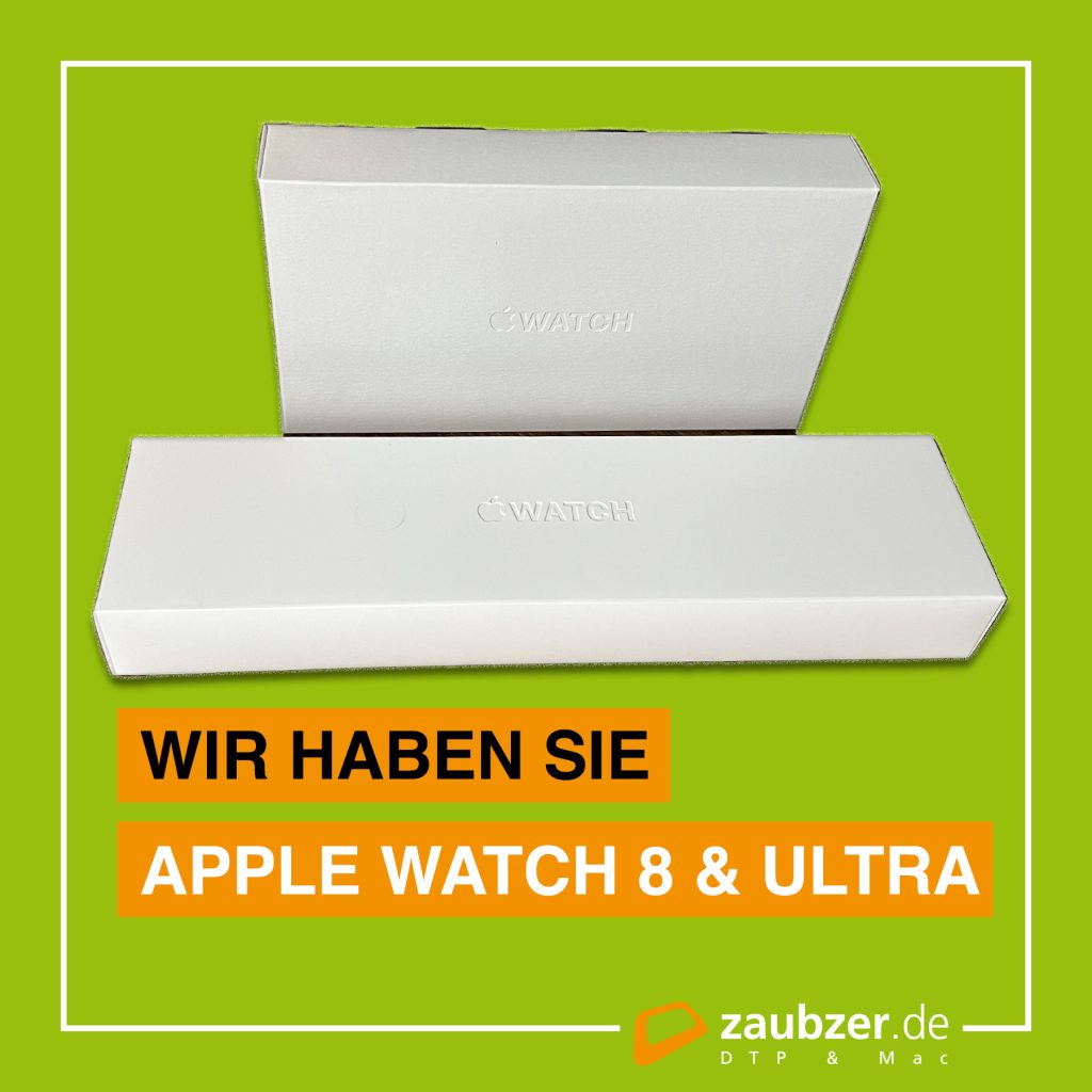 zaubzer.de - Apple Watch 8 und Apple Watch Ultra in Mannheim