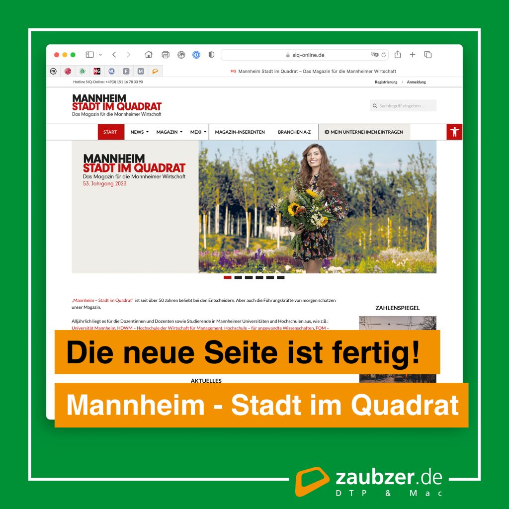 zaubzer.de - https://www.siq-online.de, Webseite
