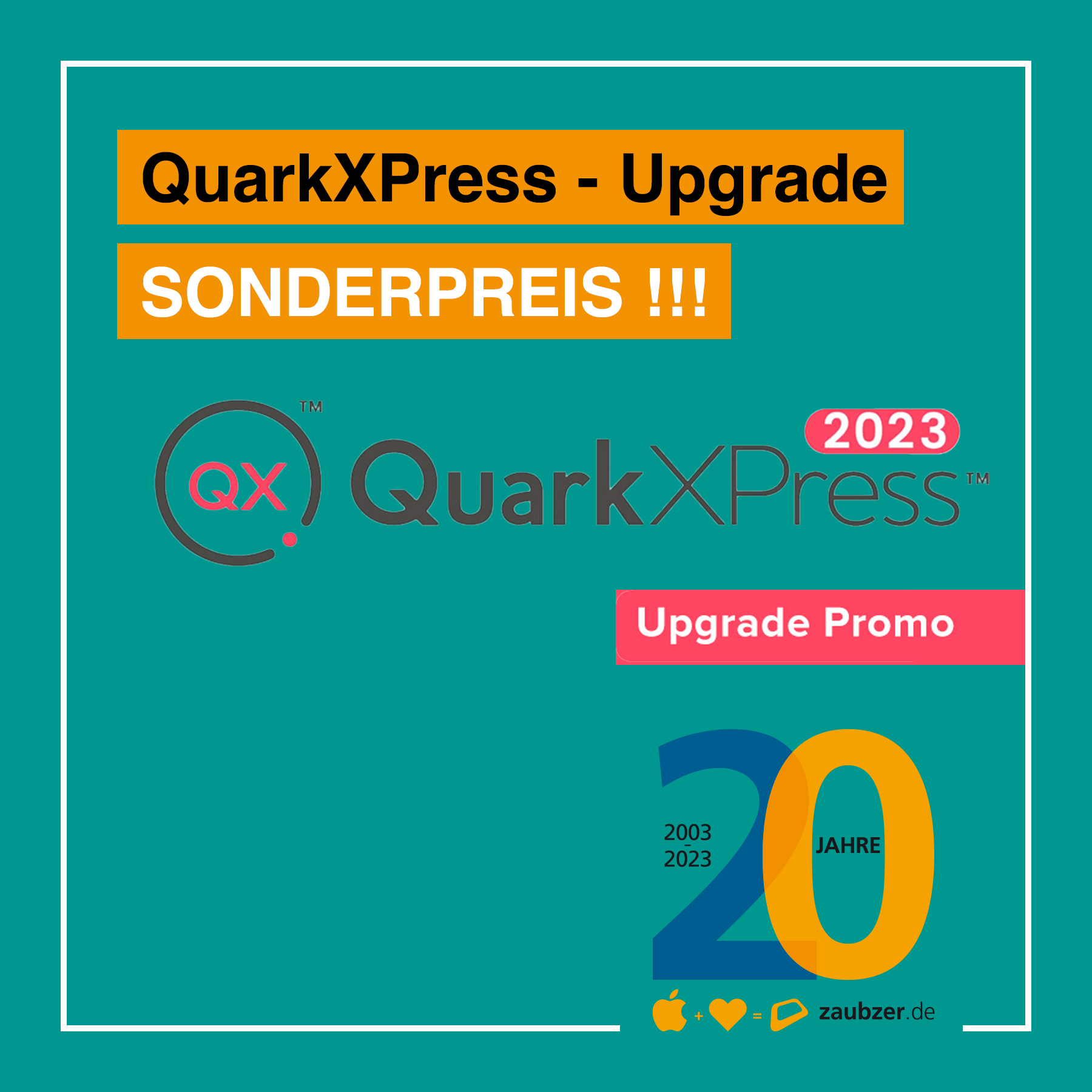 QuarkXPress Upgrade - zum Sonderpreis - zaubzer.de - Mannheim