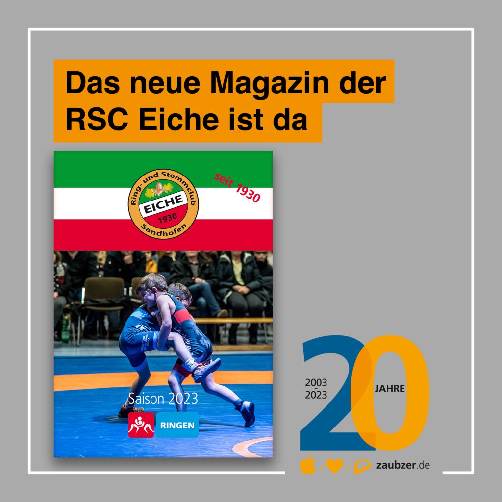 Das neue Saison-Magazin der RSC Eiche ist da. by zaubzer.de