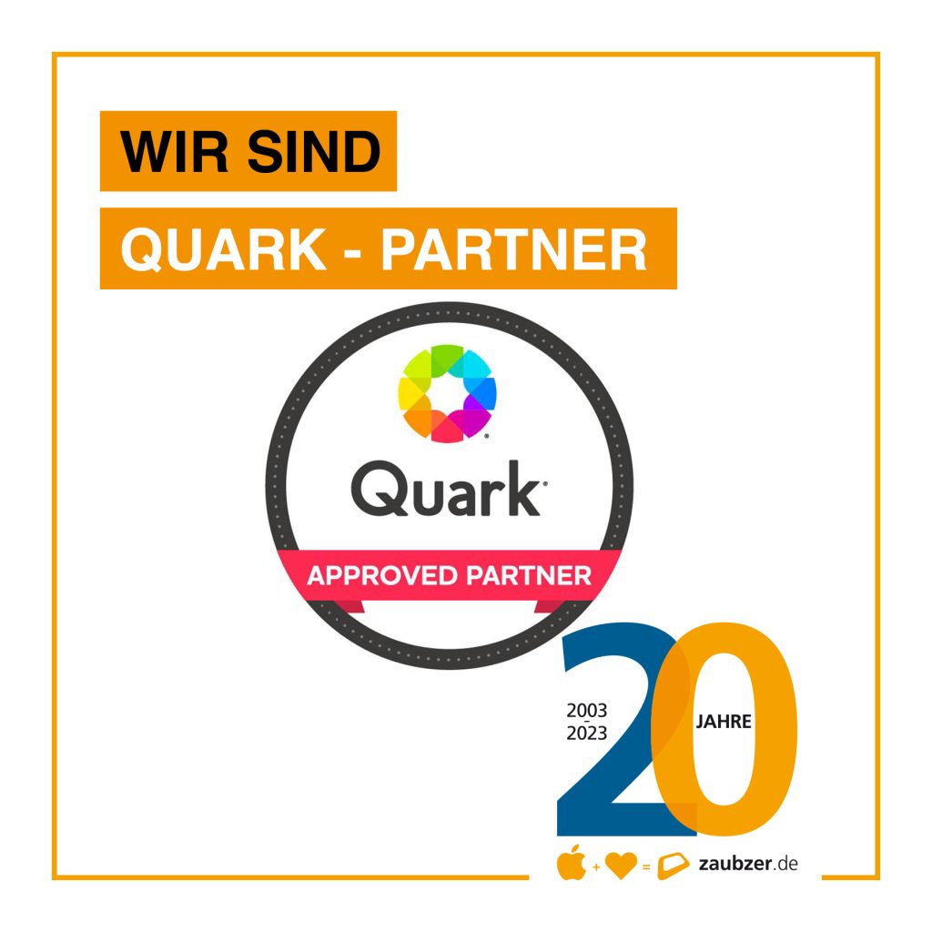 Quark - Partner: zaubzer.de Mannheim und die Region, DTP
